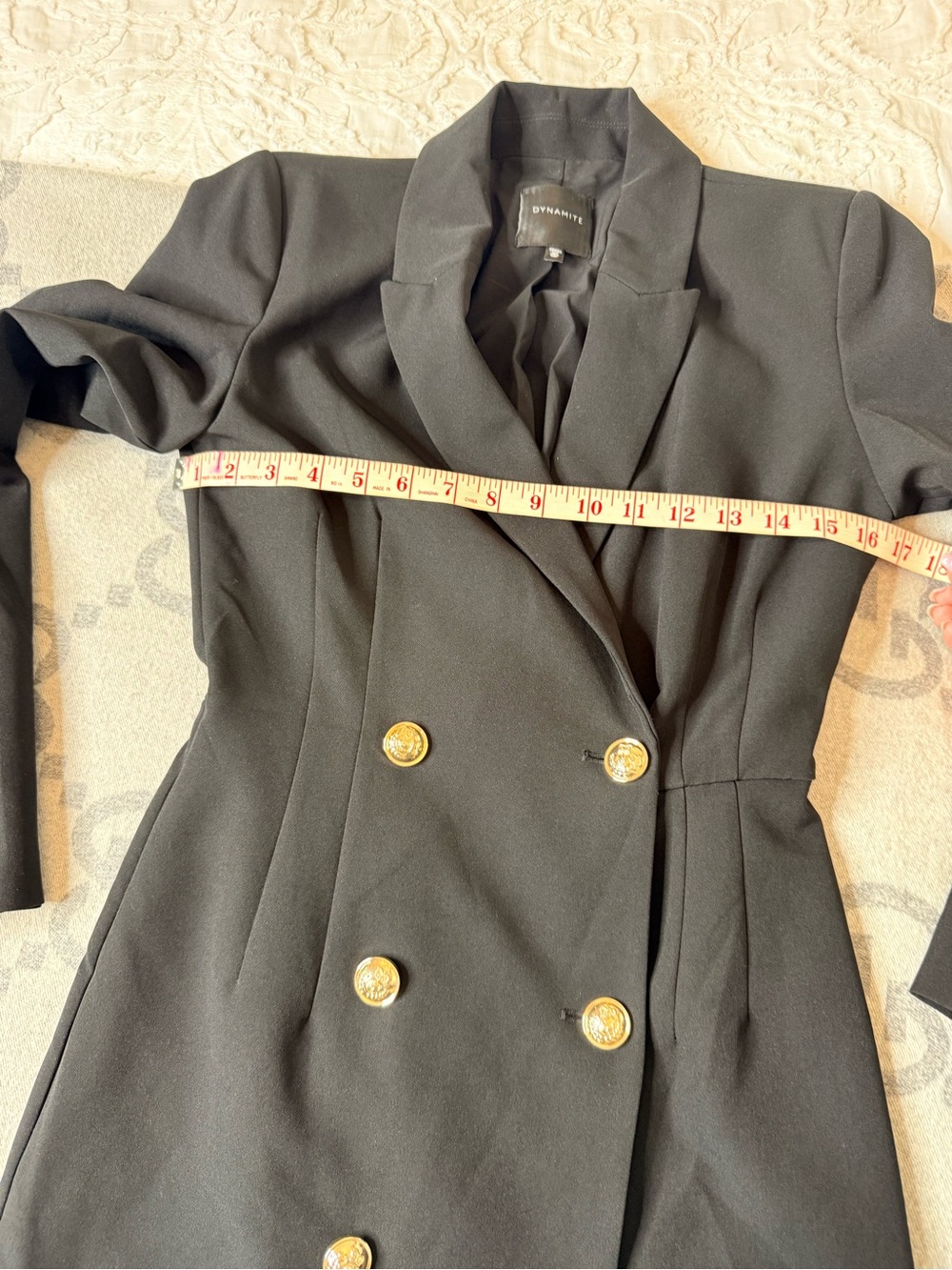 Dynamite Black Tailored Blazer Dress / Skort - Picture 5 of 10